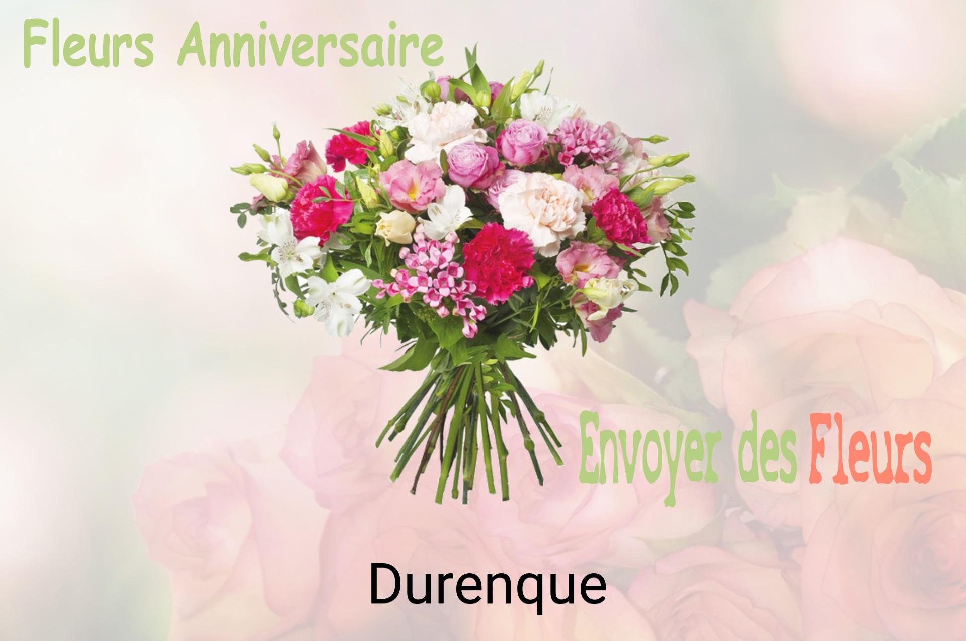 Bouquet de fleurs d’anniversaire livré à Durenque